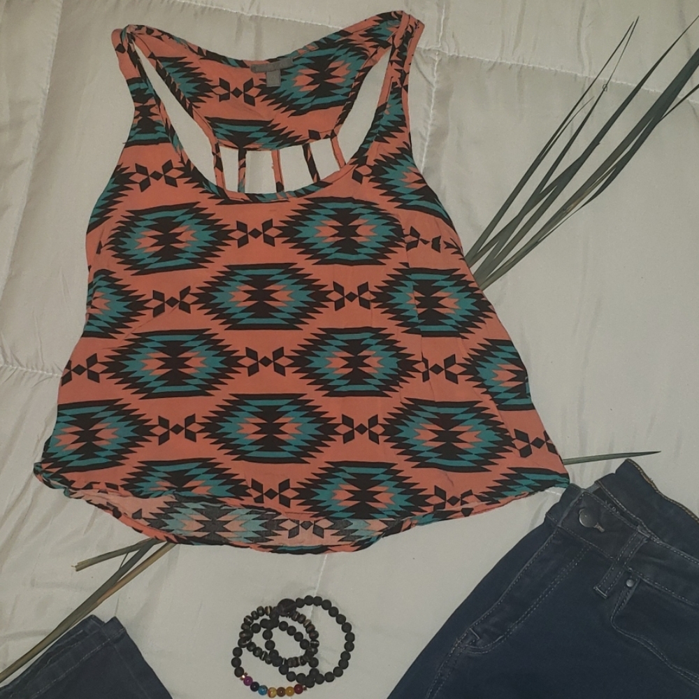 Tribal Peach cami